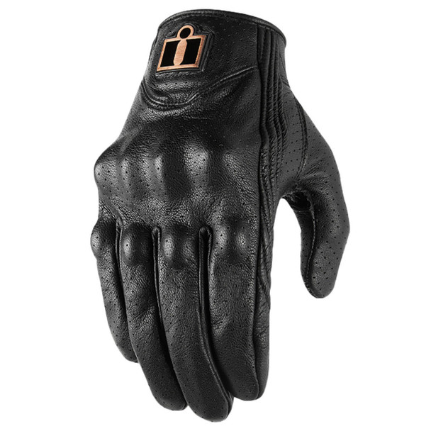  Icon - Men's Pursuit Classic™ Perforated Gloves - Black 
