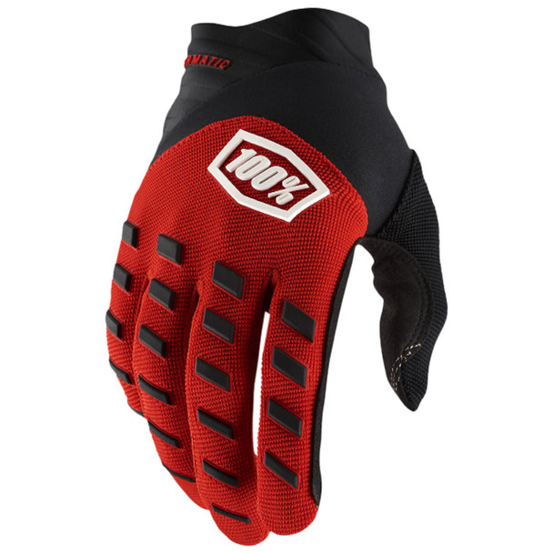  100% - Airmatic Gloves - Red/Black 