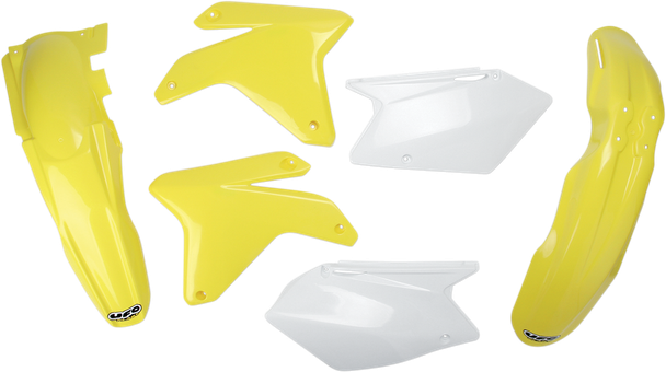 Ufo - SUKIT404-999 - Replacement Body Kit - OEM Yellow/White - Suzuki - RMZ '05-'06