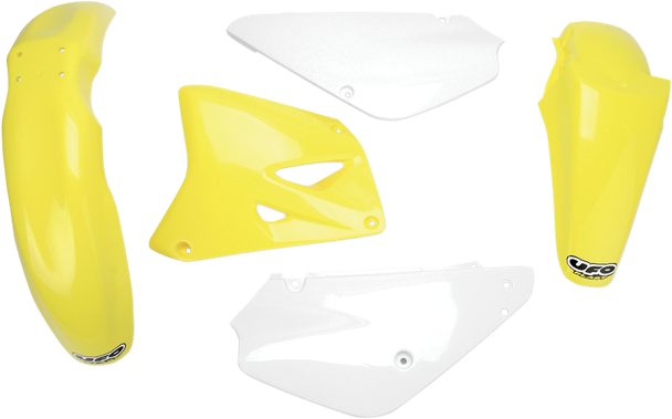 Ufo - SUKIT405-999 - Replacement Body Kit - OEM Yellow/White - Suzuki - RM '00-'23