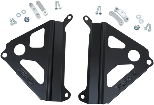 Works Connection - 18-B280 - Radiator Brace Set - Black - Yamaha