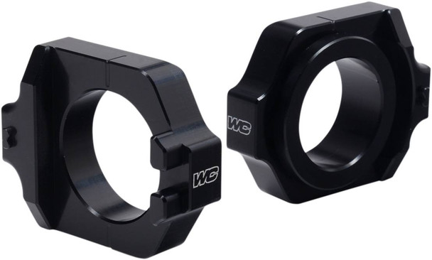 Works Connection - 17-210 - Elite Axle Block - Black - Honda