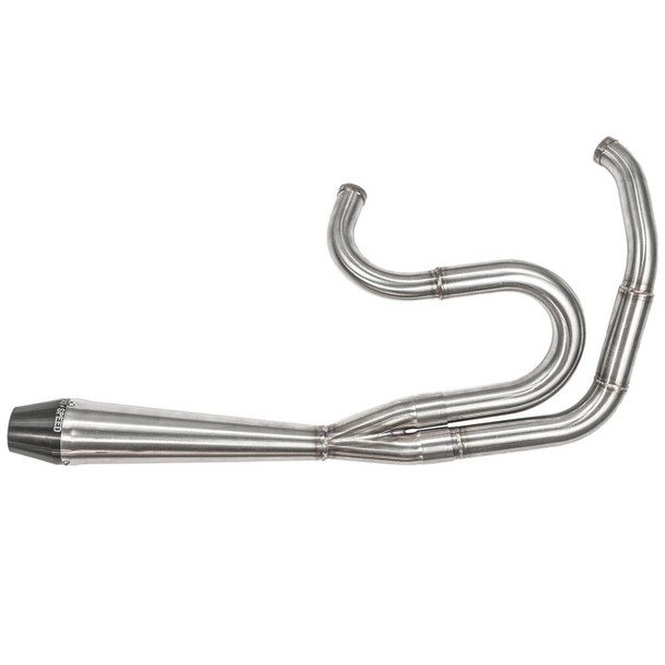 Sawicki Speed Shop Sawicki - Brushed Stainless Steel 2 in 1 Full Length Exhaust for Big Inch Motors fits '91-'17 Dyna Models 