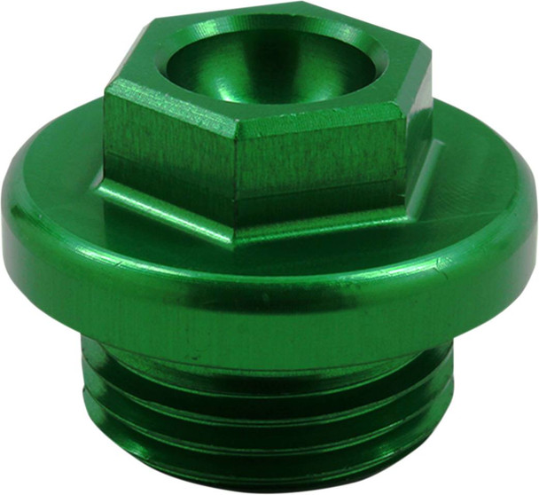 Works Connection - 24-198 - Oil Fill Plug - Green - Kawasaki/Suzuki