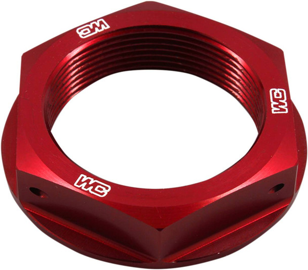 Works Connection - 24-305 - Steering Stem Nut - Red - Honda