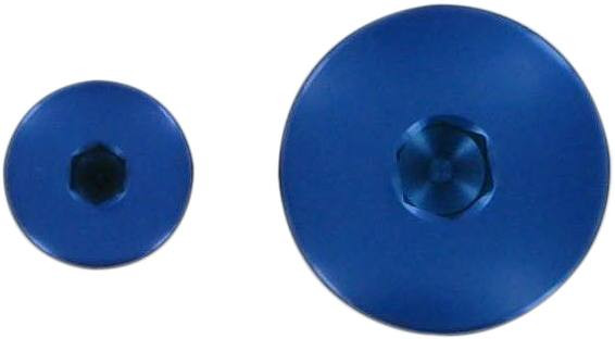 Works Connection - 24-530 - Engine Timing Plug - Blue - Yamaha