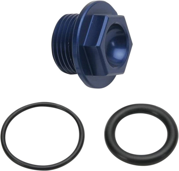Works Connection - 24-012 - Oil Plug - Blue - Kawasaki/Suzuki