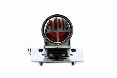 V-Twin Stop Fender Mount Tail Light - Chrome Standard Bulb