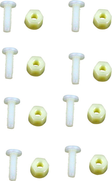 Zero Gravity - 32-130 - Nylon Windscreen Fastener Set - White