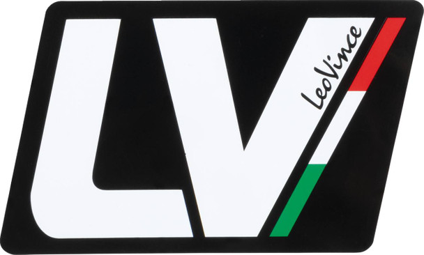 Leovince - 208127R - LV Logo Badge - High Temperature