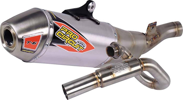 Pro Circuit - 0122445G - T-6 Exhaust System - Stainless Steel