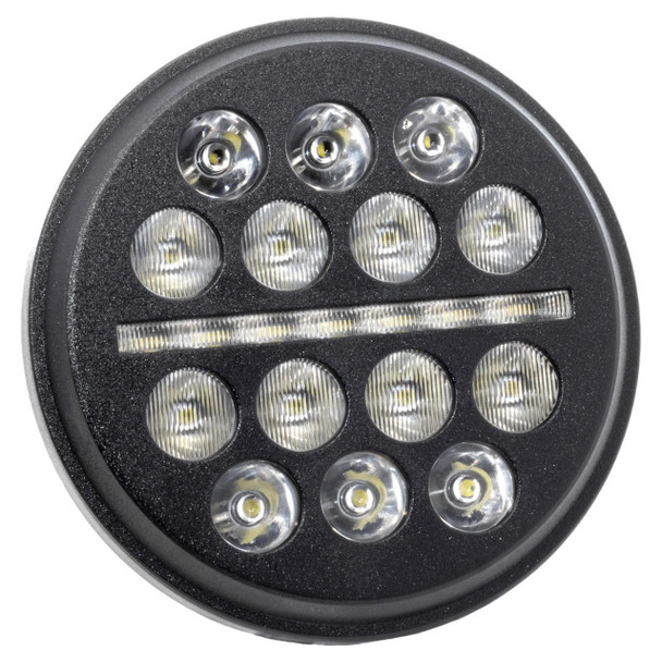 Lectric Lighting Co. - Black 5.75" Buck-Shot Style LED Headlight