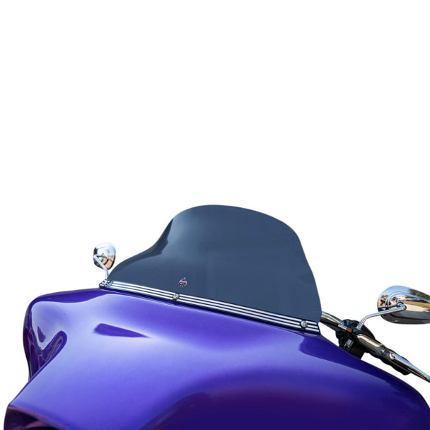 Klock Werks - 10.5" Dark Smoke Flare™ Windshield fits '99-'13 FLH Model