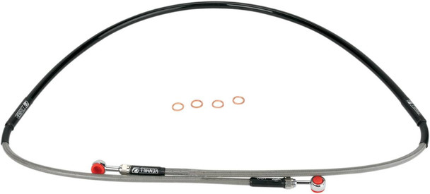Moose Offroad - Brake Line - Front - Stainless Steel - Yamaha YZ 80/85