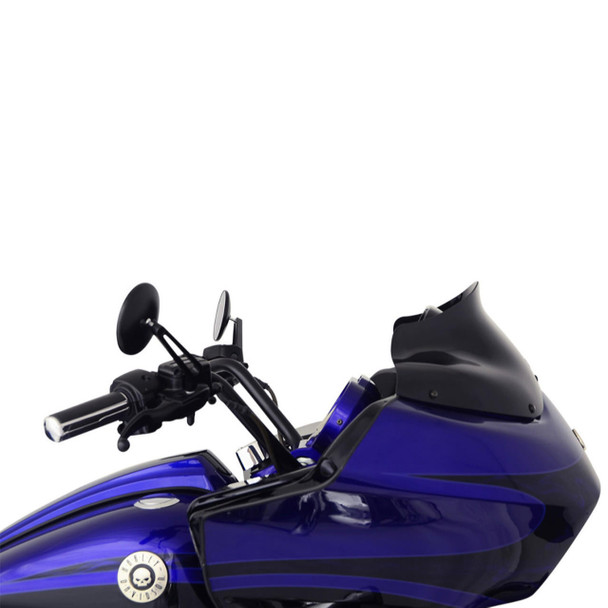 Klock Werks - 8" Black Flare™ Windshield fits '98-'13 Road Glide Models
