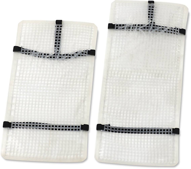 Moose Offroad - - Mud Radiator Cover - White - Kawasaki