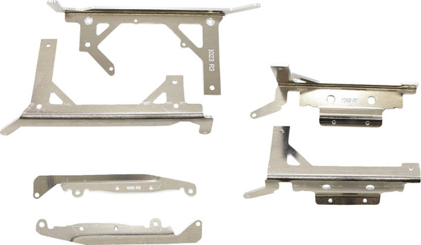 Moose Offroad - Radiator Braces - Silver - Gas Gas/Husqvarna/KTM