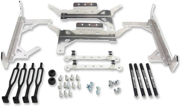 Moose Offroad - Radiator Braces - Silver - Husqvarna/KTM