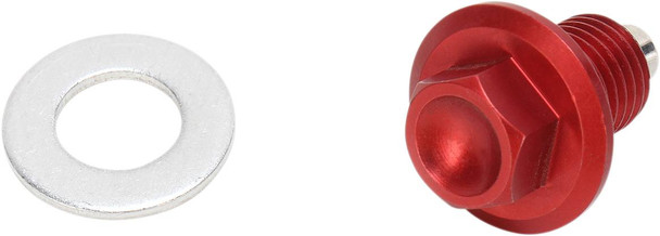 Moose Offroad - Magnetic Drain Plug - Red - Honda