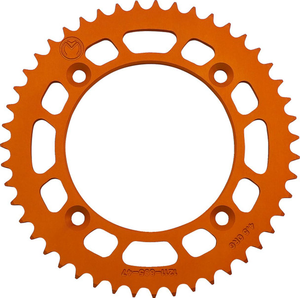 Moose Offroad - Rear Sprocket - Aluminum - 47 Tooth - Orange - Husqvarna/KTM