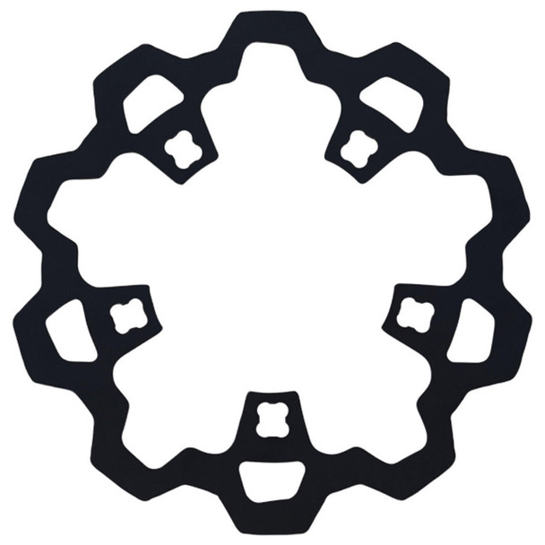 Lyndall Brakes - Black 11.8" Enforcer One Piece Perimeter Spoke Mount Front Rotor fits '14 & Up Touring Models