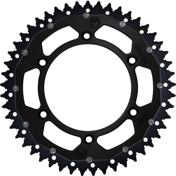 Moose Offroad - Dual Sprocket - 49 Tooth - Black - Gas Gas/Husqvarna/Husaberg/KTM