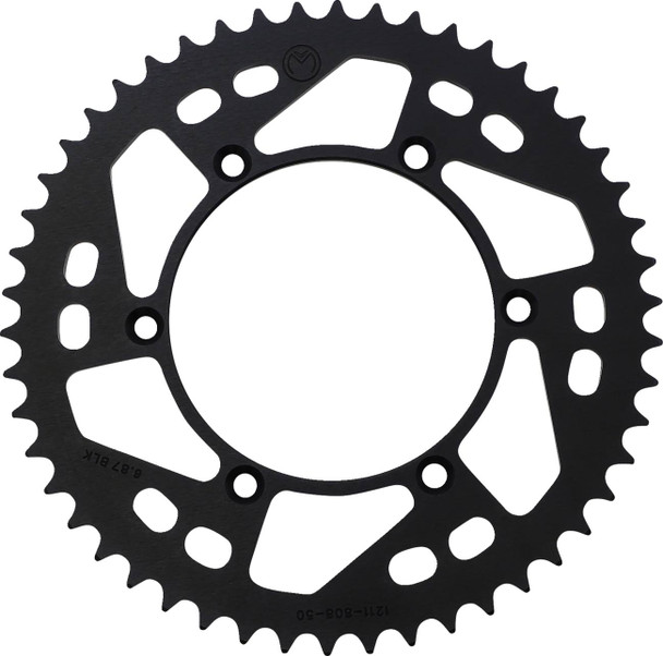 Moose Offroad - Rear Sprocket - Aluminum - 50 Tooth - Black - Kawasaki/Suzuki