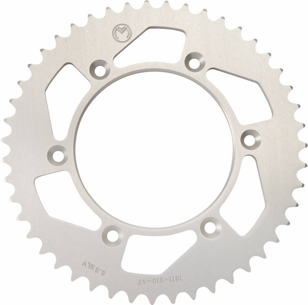 Moose Offroad - Rear Sprocket - Aluminum - 47 Tooth - Silver - Honda