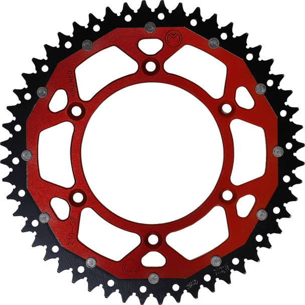Moose Offroad - Dual Sprocket - 52 Tooth - Red - Honda