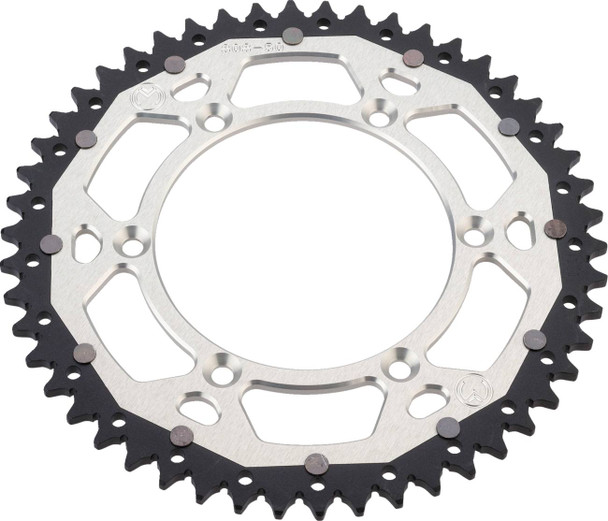 Moose Offroad - Dual Sprocket - 50 Tooth - Silver - Kawasaki/Suzuki