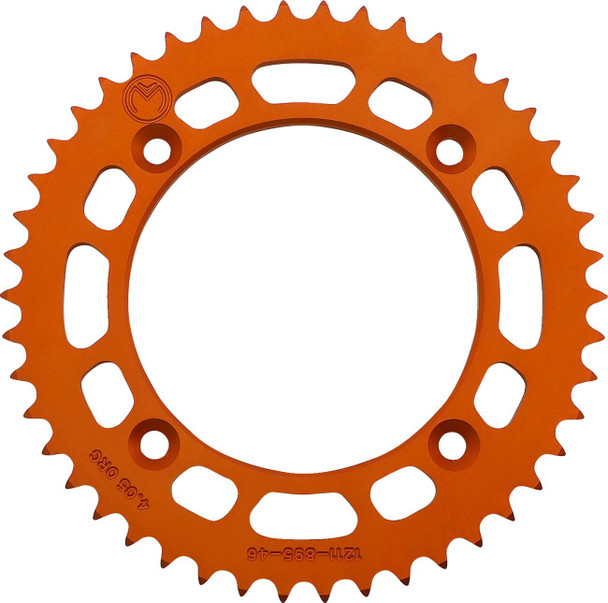 Moose Offroad - Rear Sprocket - Aluminum - 46 Tooth - Orange - Husqvarna/KTM