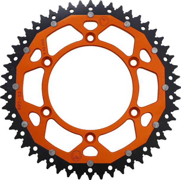 Moose Offroad - Dual Sprocket - 52 Tooth - Orange - Husqvarna/Husaberg/KTM