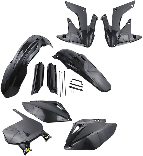 Cycra - 1CYC-9300-12 - Body Kit - Powerflow - Black - CRF250R