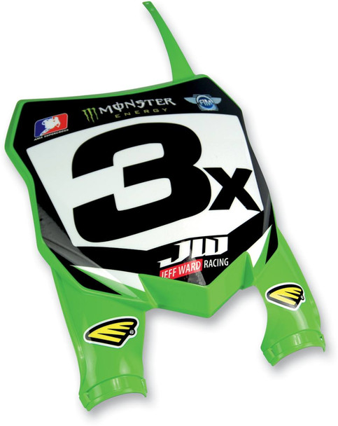 Cycra - 1CYC-0700-72 - Stadium Number Plate - Green - Honda