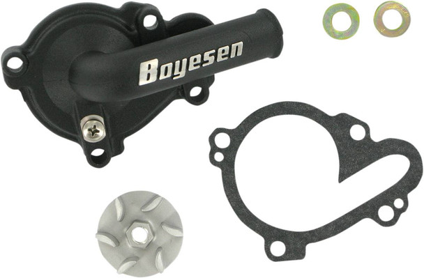 Boyesen - WPK37B - Impeller/Waterpump Cover - Black - Yamaha