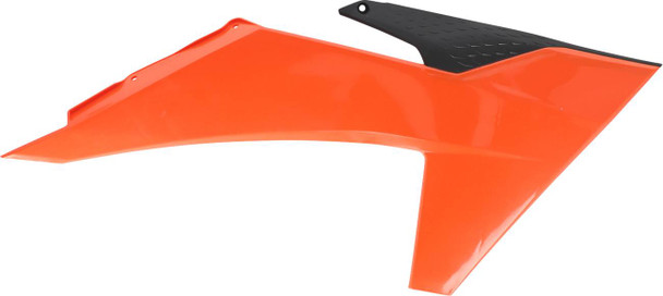 Acerbis - 2986481008 - Radiator Shrouds - Orange/Black