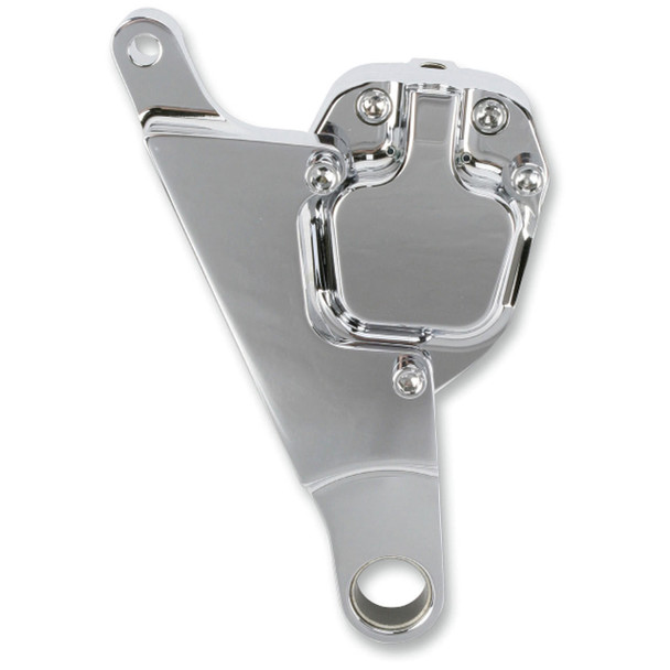 GMA - Smooth Chrome 2-Piston Front Brake B-Caliper fits '88-'06 Softail Springer Models (Exc. FXSTSB Models) (Single Disc)