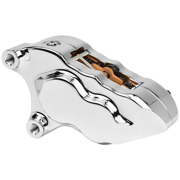 Hawg Halters - 4-Piston Front Single-Disc Brake Caliper fits '15-'21 Softail Models W/ 11.8" Rotors