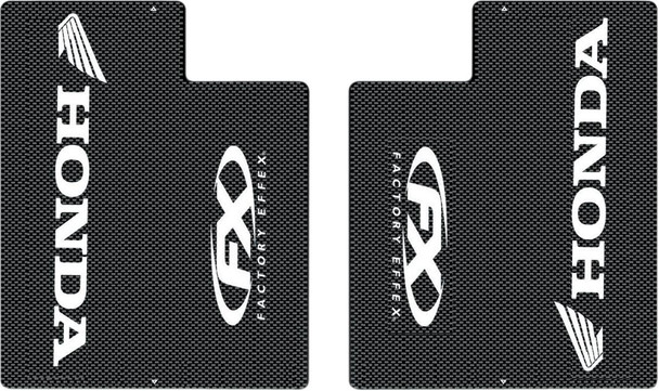 Factory Effex - 06-38320 - Carbon Fiber Fork Shield - Honda
