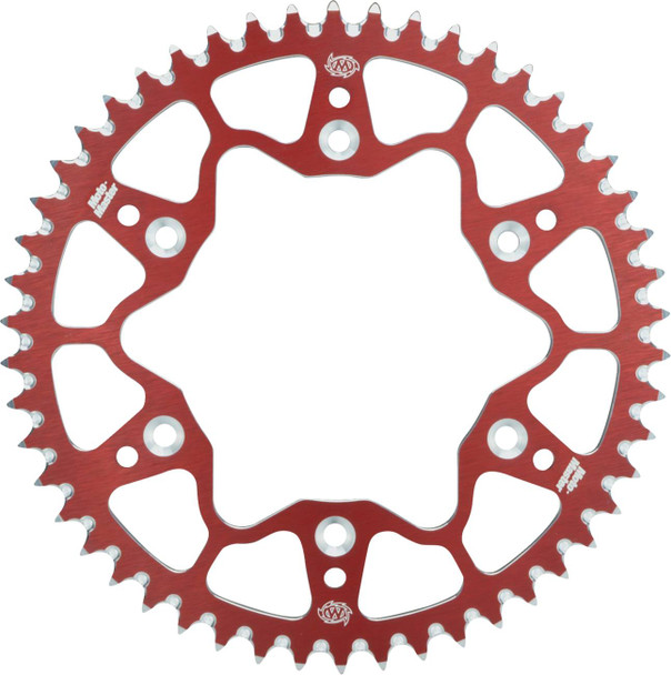 Moto-Master - 620032348 - 7075 Aluminum Rear Sprocket - 48 Tooth - Red - Honda