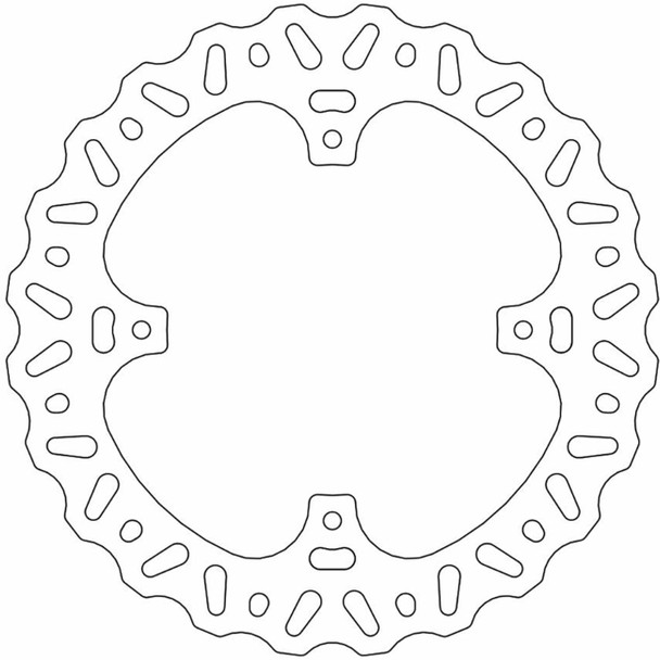Moto-Master - 110356-PU - Brake Rotor - Rear - Nitro