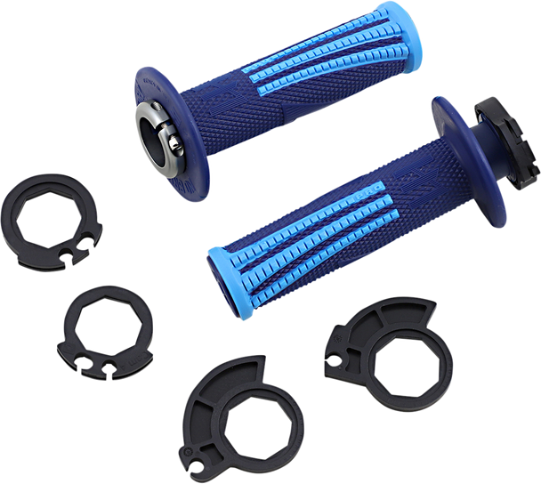 Odi - H36EPDU - Emig Pro V2 Lock-On Grips - Navy/Light Blue