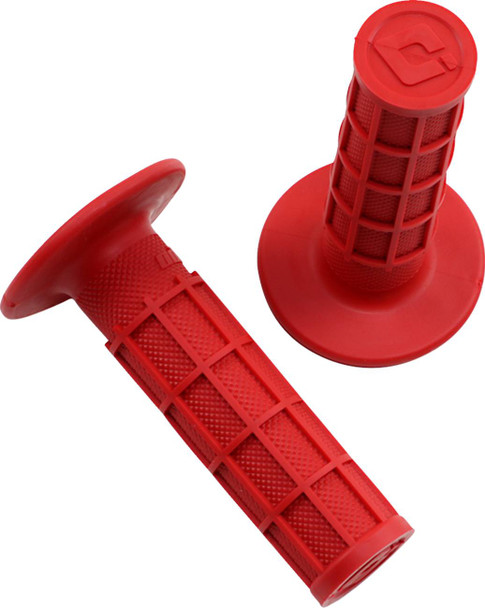Odi - H02RFR - Ruffian MX Full Waffle Single-Ply Grips - Red