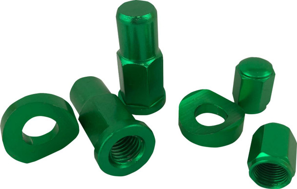 No Toil - NTRK008 - Rim Lock Nut/Spacer - Kit - Green