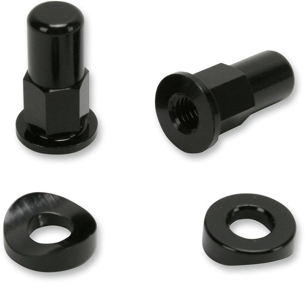 No Toil - NTRK-005 - Rim Lock Nut/Spacer - Kit - Black