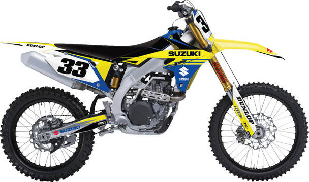 Factory Effex - 25-01422 - EVO 19 Graphic Kit - Suzuki - RM-Z 250