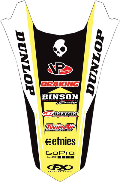 Factory Effex - 19-32430 - Rear Fender Graphic - RM-Z 450