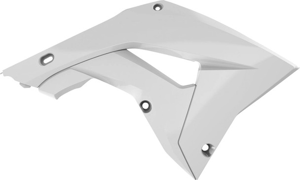 Polisport - 8421600002 - Radiator Cover - Restyle - White - CR 125R/250R