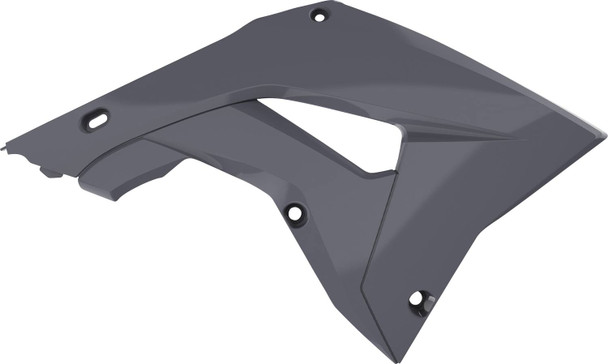 Polisport - 8421600004 - Radiator Cover - Restyle - Gray - CR 125R/250R