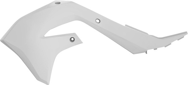 Polisport - 8423400002 - Radiator Cover - White - KX 450F